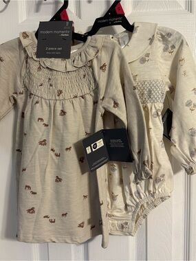 Modern moments baby dress and romper bundle